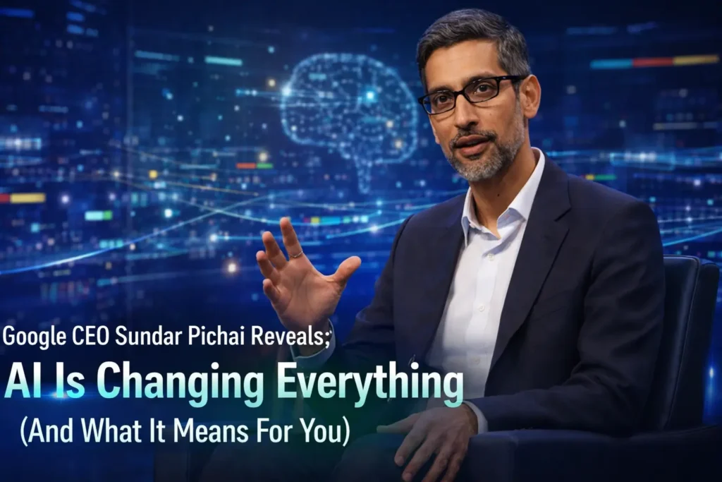 SundarPichaiAi Changing Revolution banner